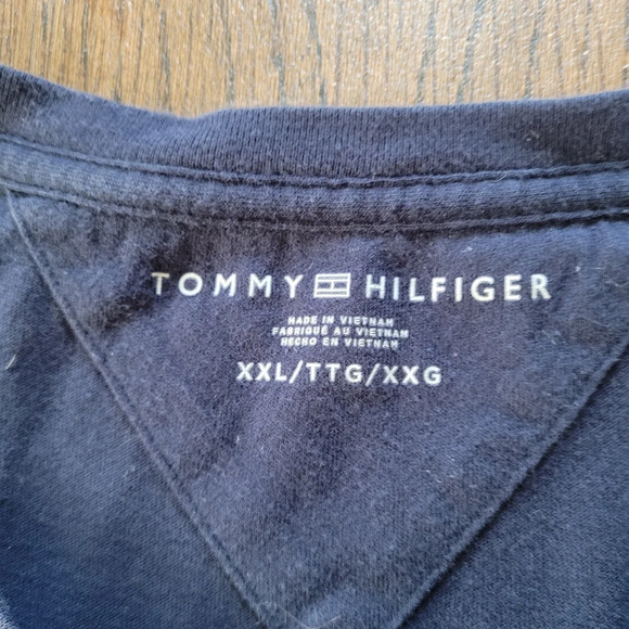 Tommy Hilfiger Blue Short Sleeve Logo T-shirt Size Women's XXL - Picture 3 of 6